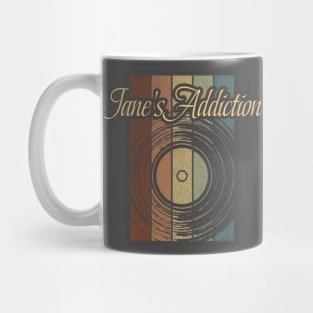 Jane's Addiction Vynil Silhouette Mug